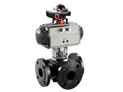 ZSHO-3氣動三通球閥 ZSHO-3氣動三通球閥